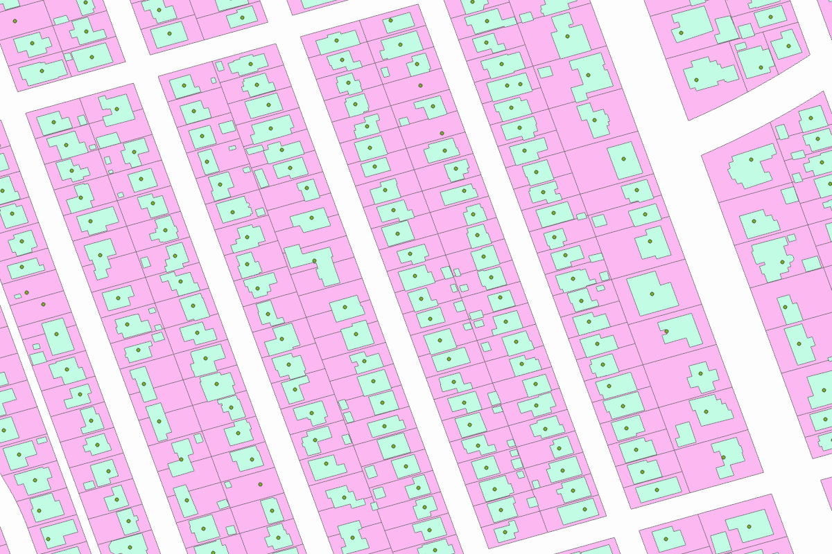 GIS parcel map for 1401 KENT AVE