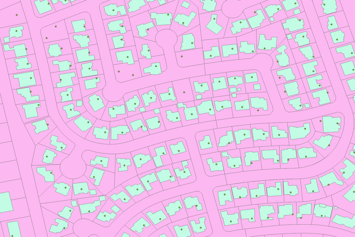 GIS parcel map for 3407 HEATHERWOOD DR