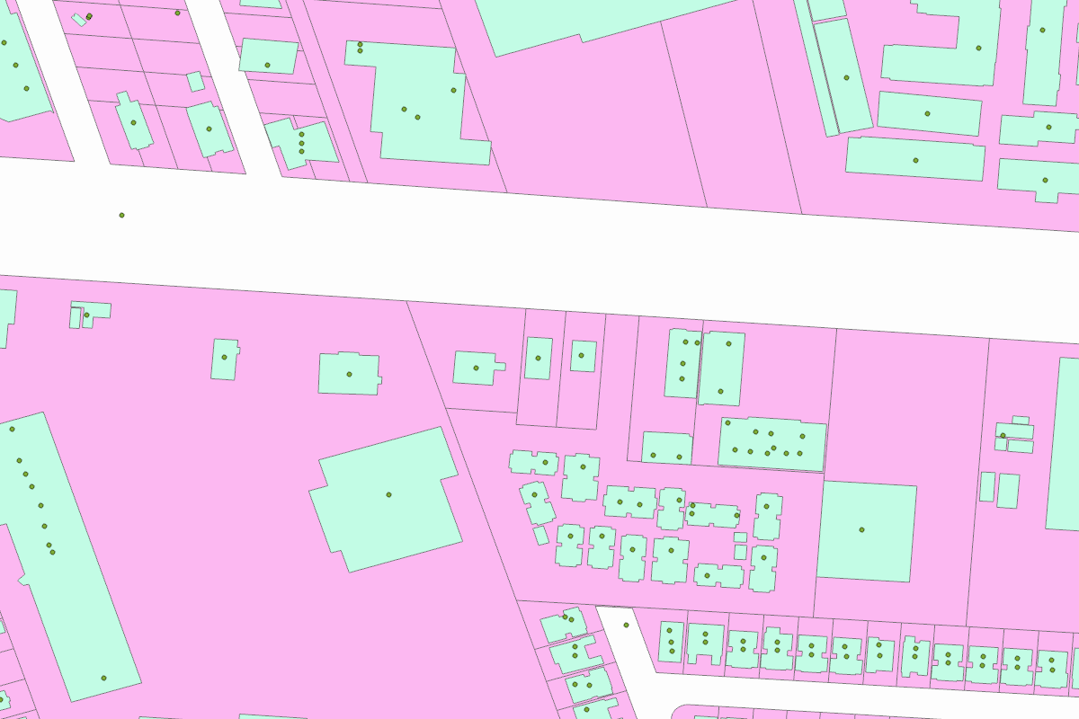 GIS parcel map for 6850 VETERANS BLVD