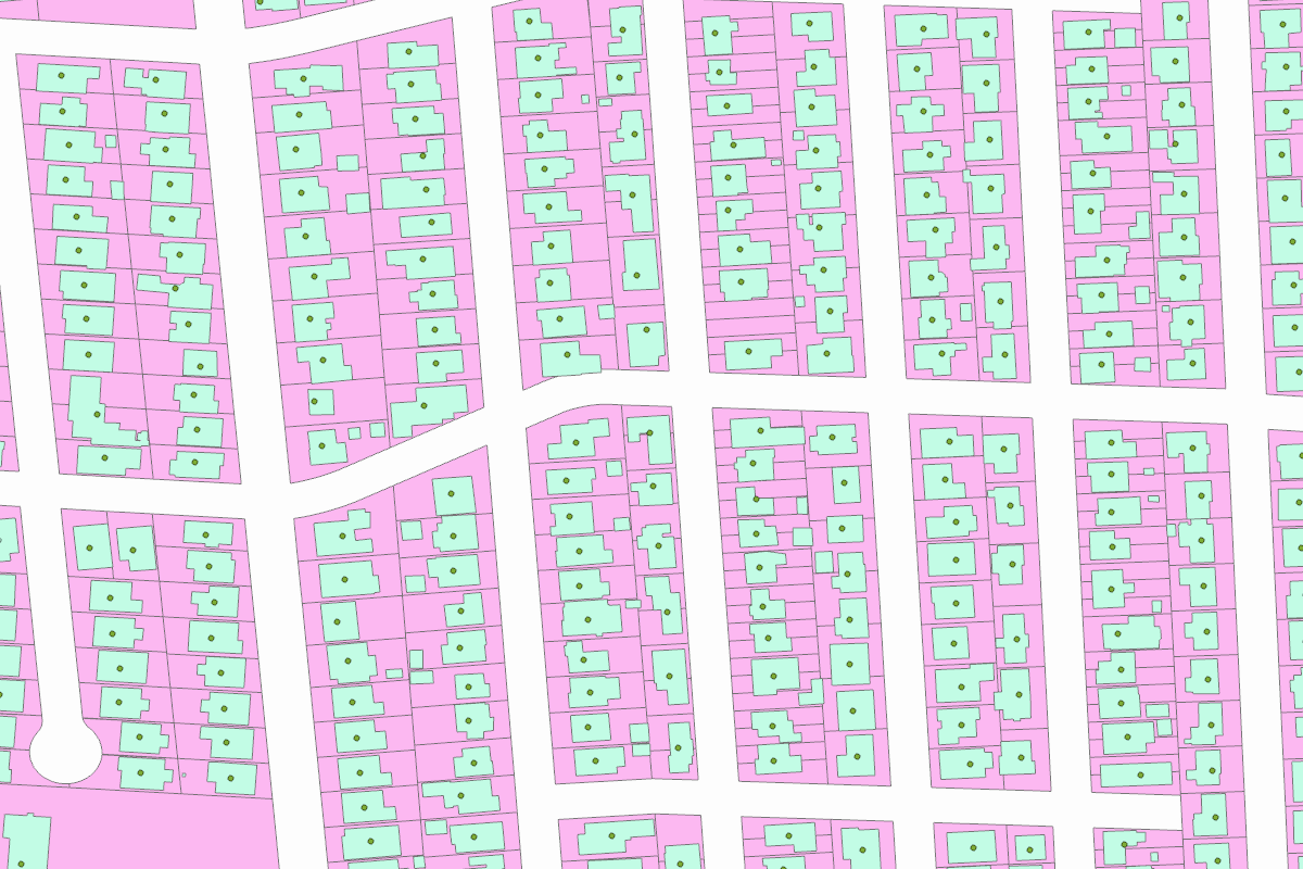 GIS parcel map for 1508 TAFT PARK