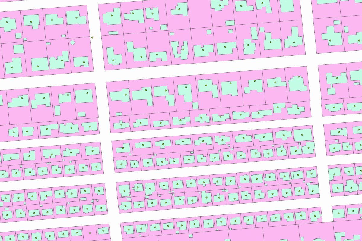 GIS parcel map for 2613 KISMET ST