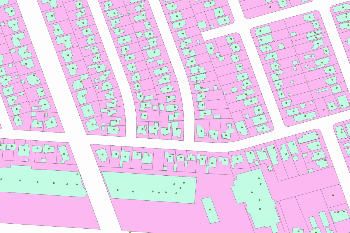 GIS parcel map for 308 HENRY LANDRY AVE