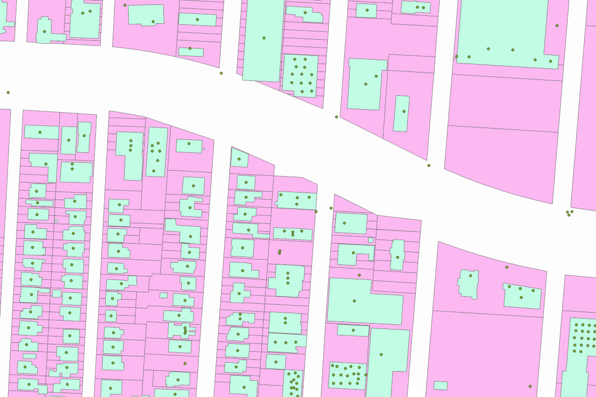 GIS parcel map for 400 VETERANS BLVD