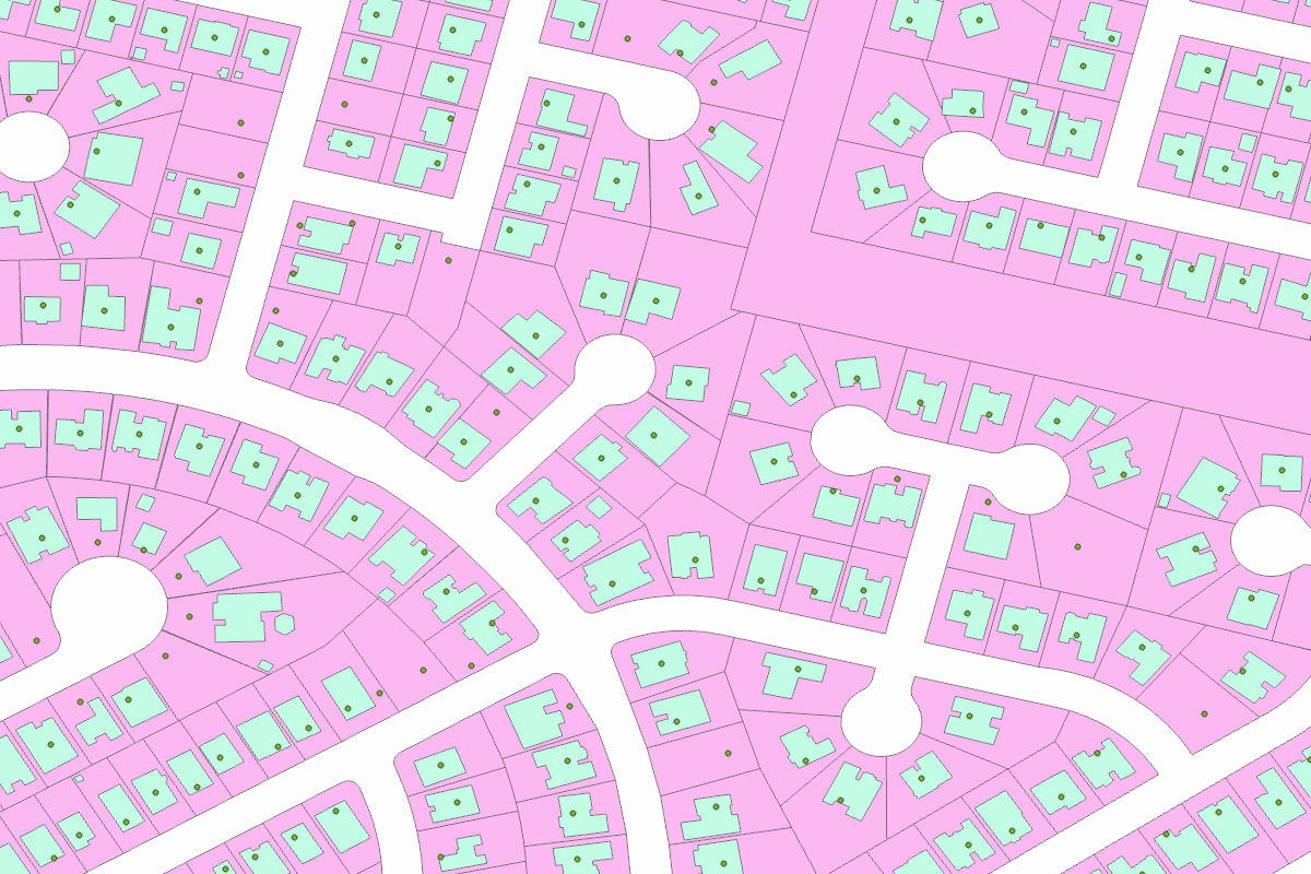 GIS parcel map for 2657 CAJUNS COVE