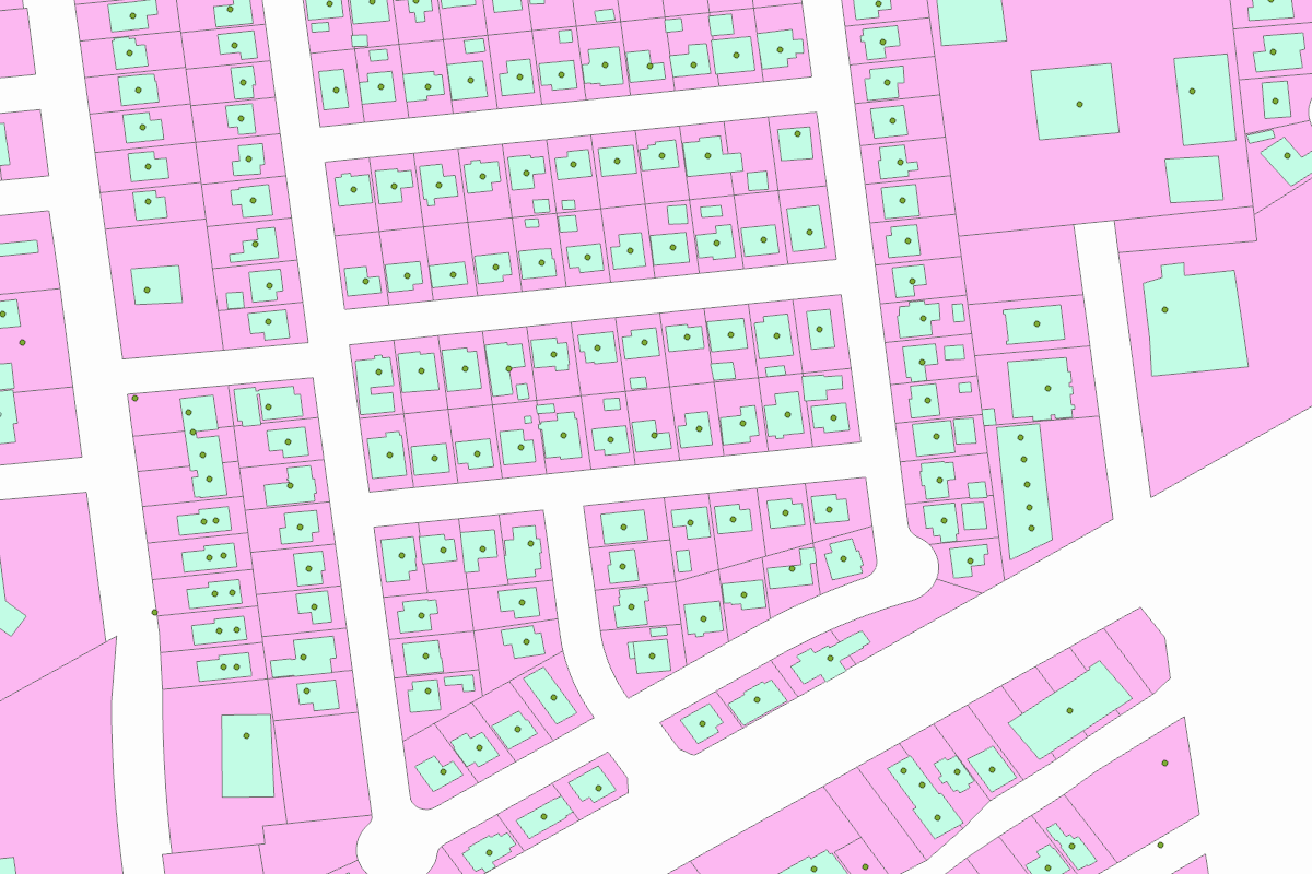 GIS parcel map for 2616 BAY ADAMS DR