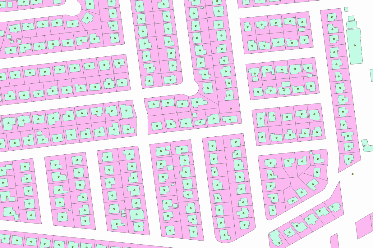 GIS parcel map for 3012 GRINELL DR