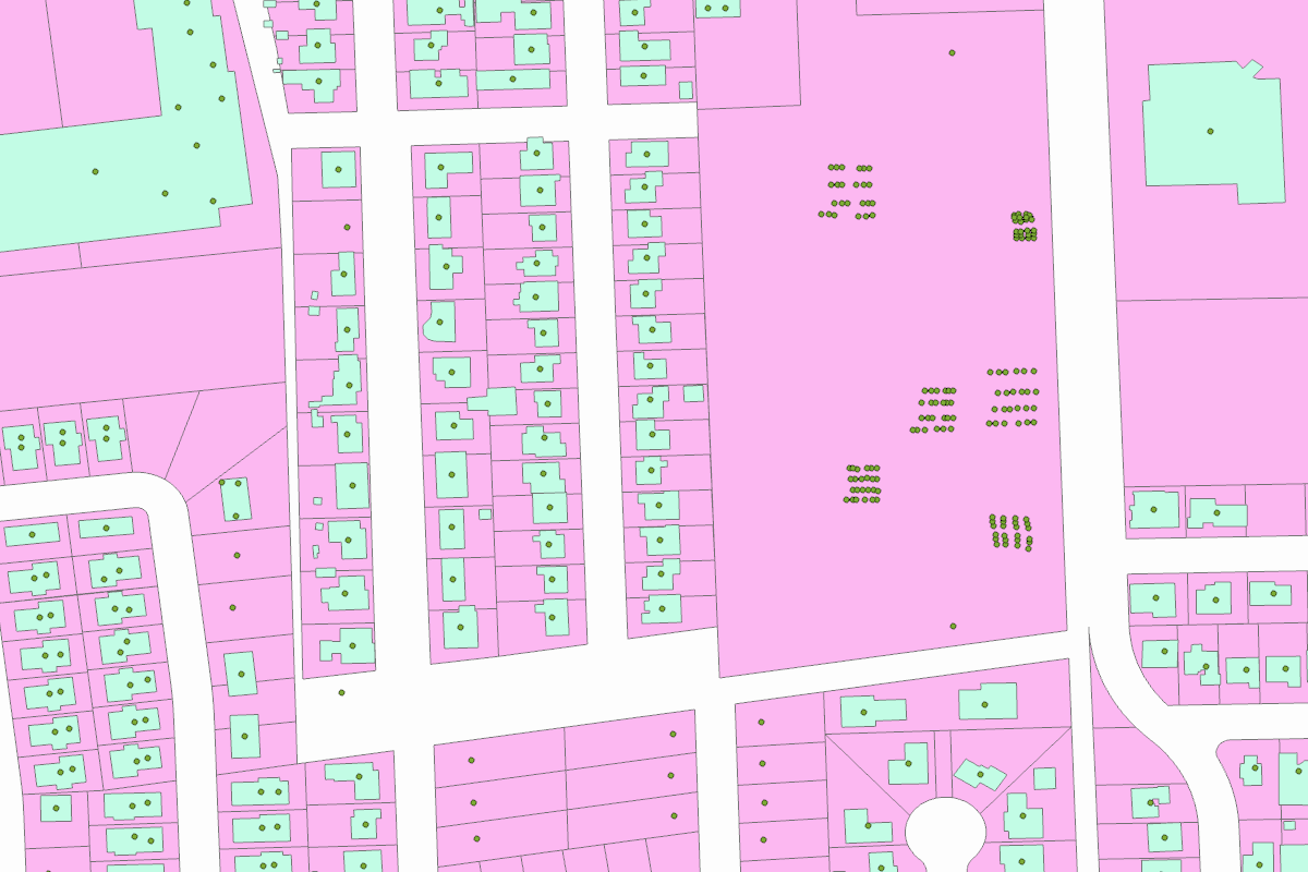 GIS parcel map for 2033 MANOR HGTS DR