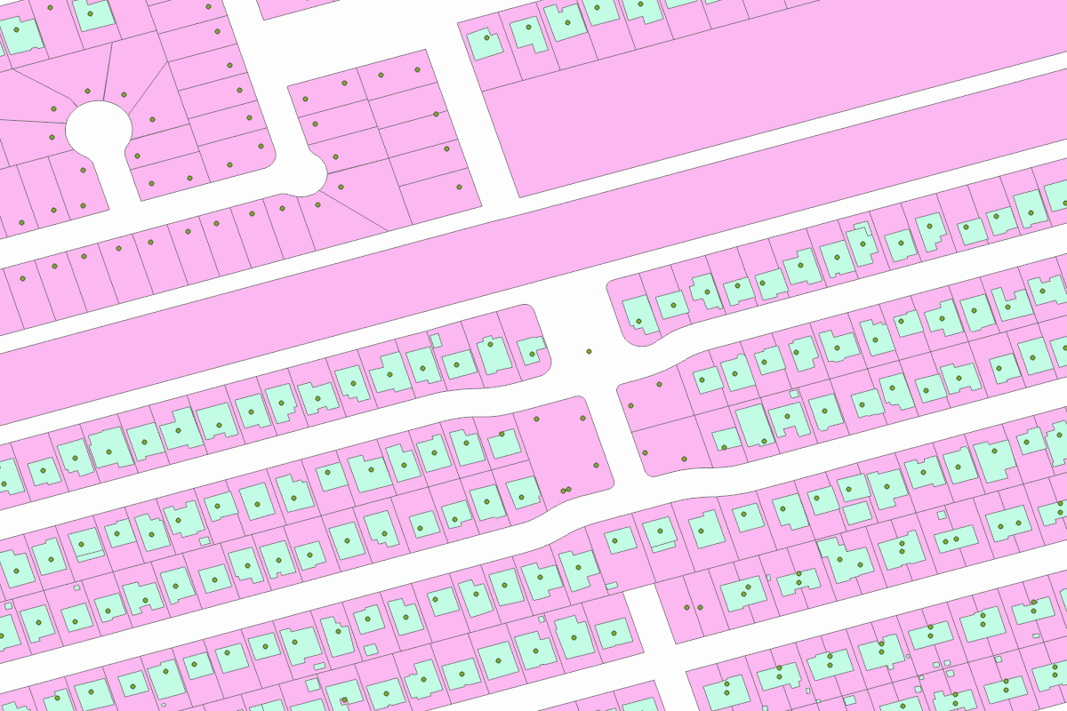 GIS parcel map for 2201 N VILLAGE GREEN ST