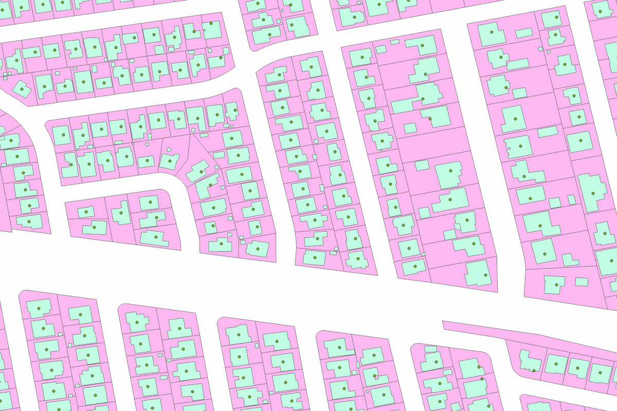 GIS parcel map for 1633 FARRINGTON DR