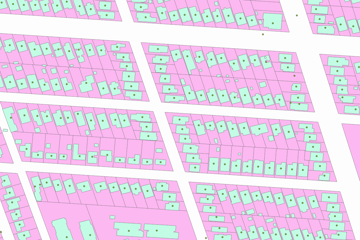 GIS parcel map for 3621 KENT AVE
