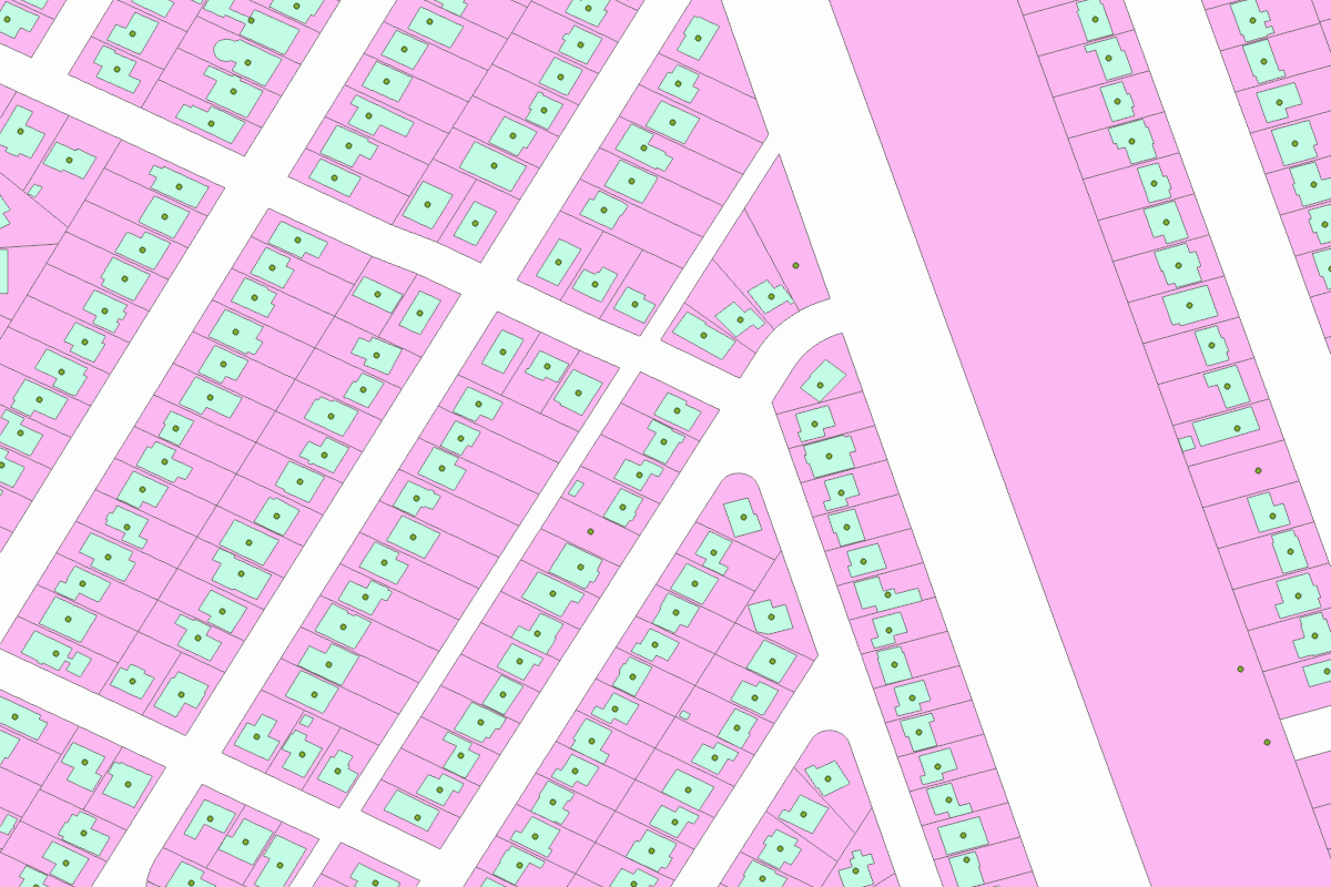 GIS parcel map for 1128 N HOWARD AVE
