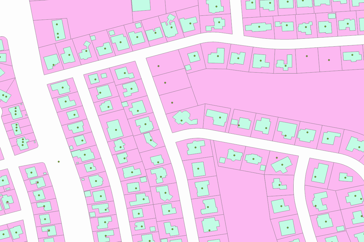 GIS parcel map for 3413 LAKE DES ALLEMANDS DR