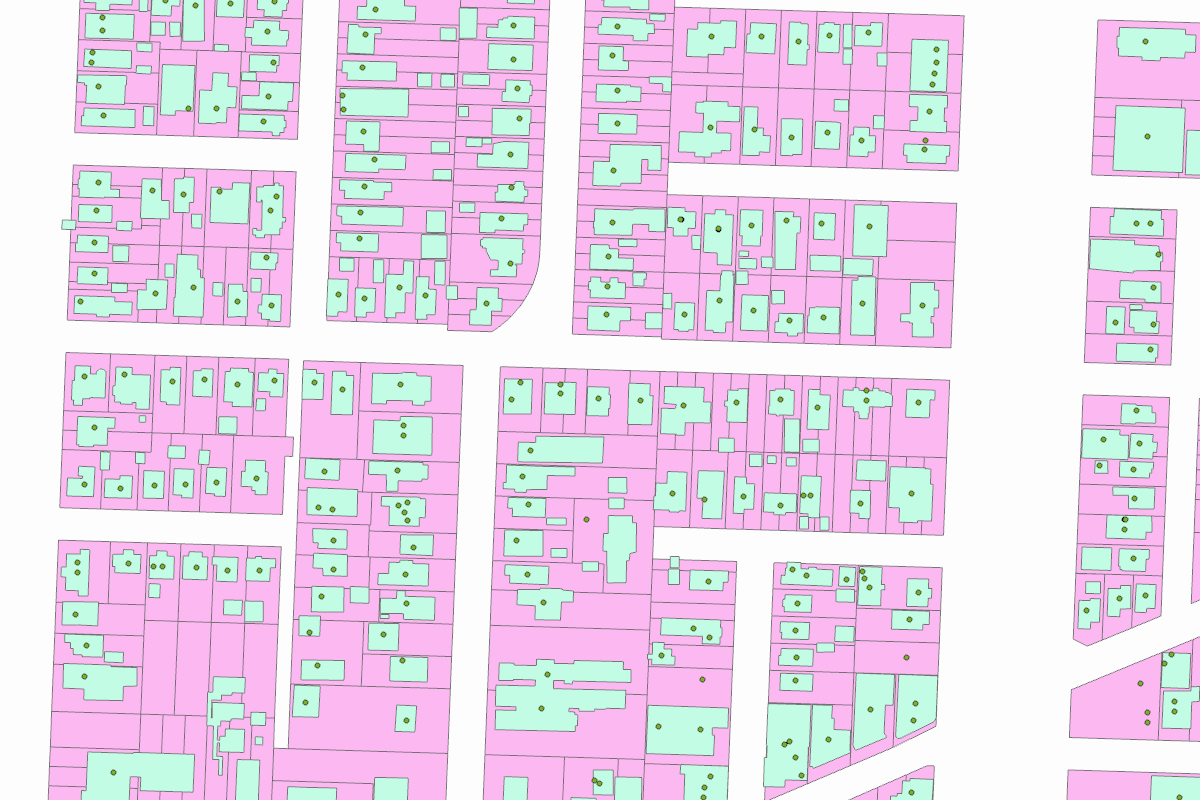 GIS parcel map for 3224 CYPRESS ST