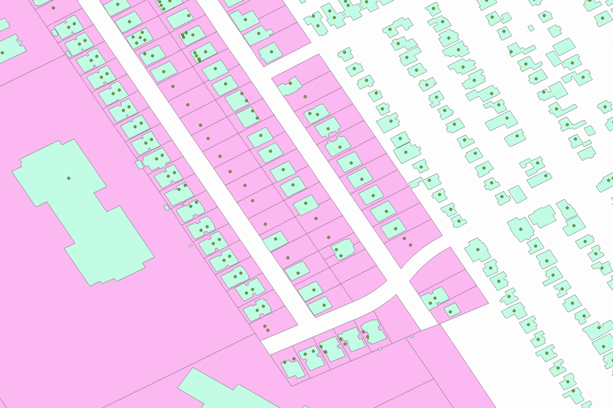 GIS parcel map for 1152 TALLOW TREE LN