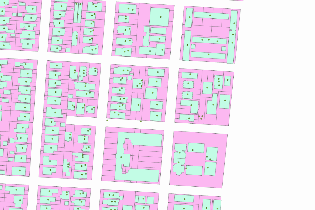 GIS parcel map for 1344 LAKE AVE