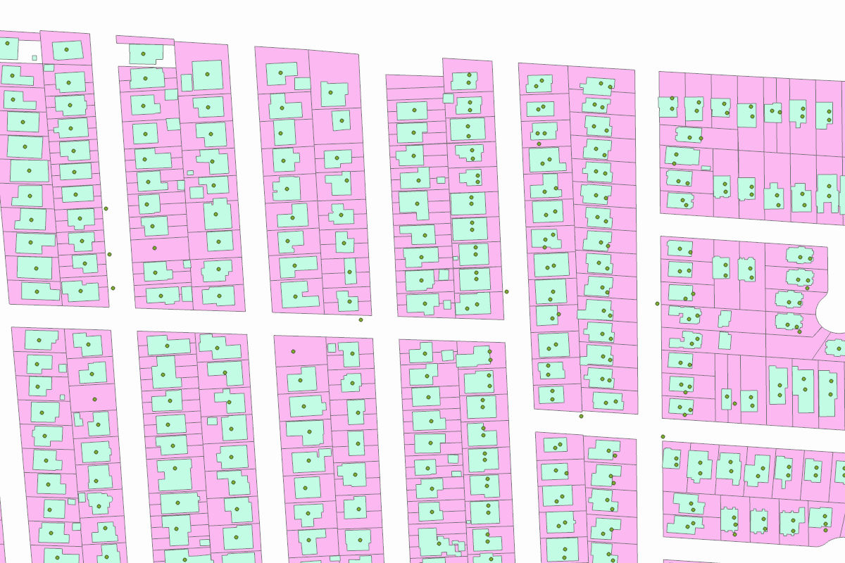 GIS parcel map for 2405 N TURNBULL DR