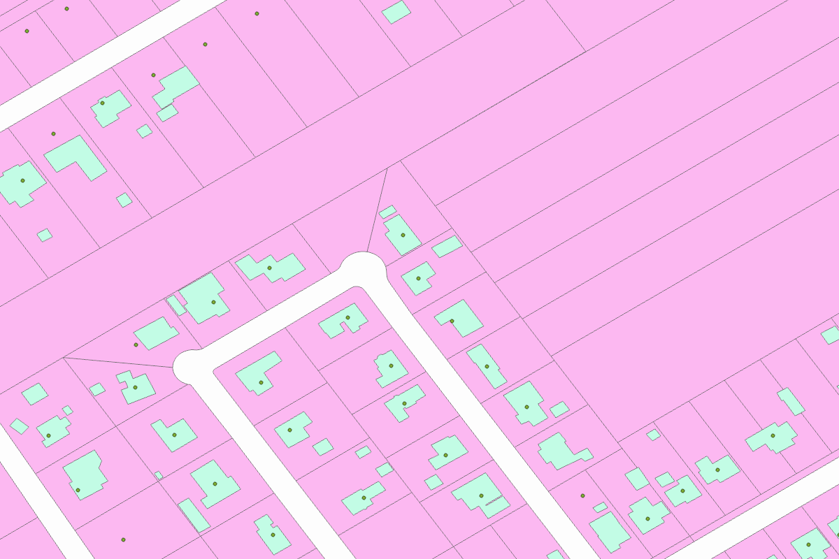 GIS parcel map for 18 N DARYL CT
