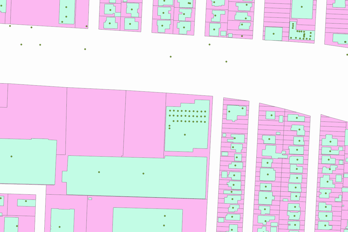 GIS parcel map for 2800 VETERANS MEMORIAL BLVD