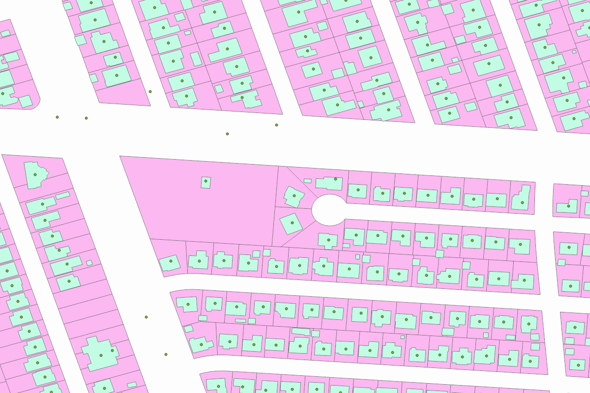 GIS parcel map for 7121 GILLEN ST