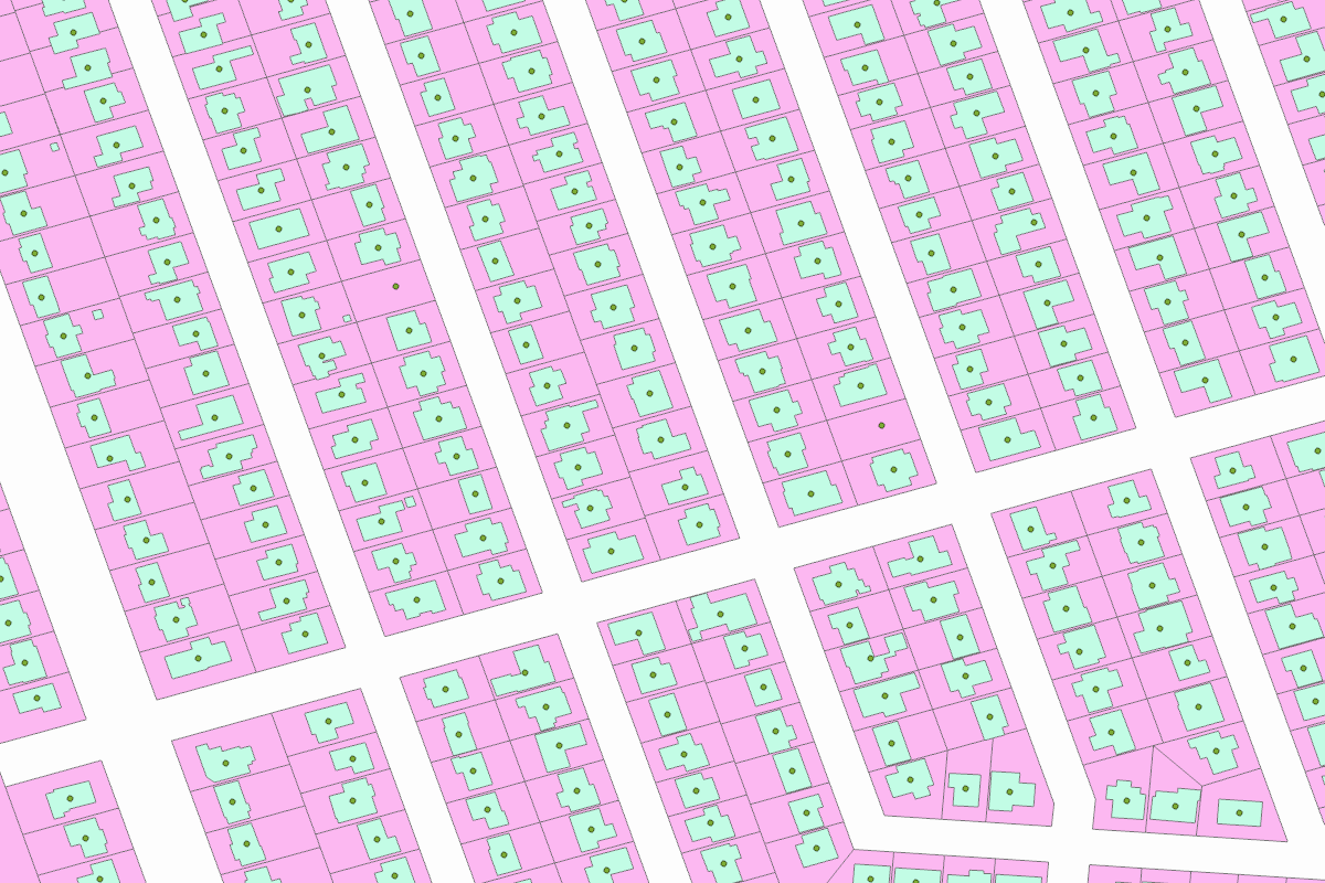 GIS parcel map for 1408 BULLARD AVE