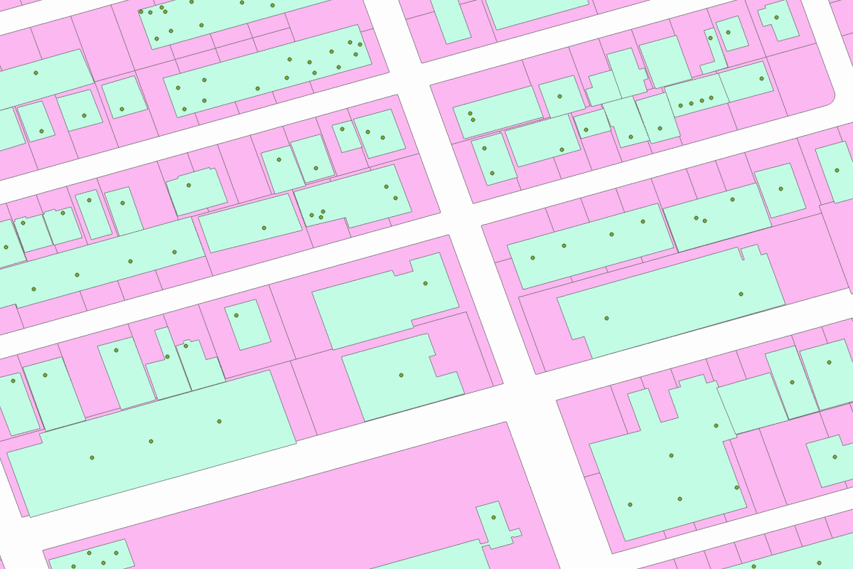GIS parcel map for 1400 EDWARDS AVE