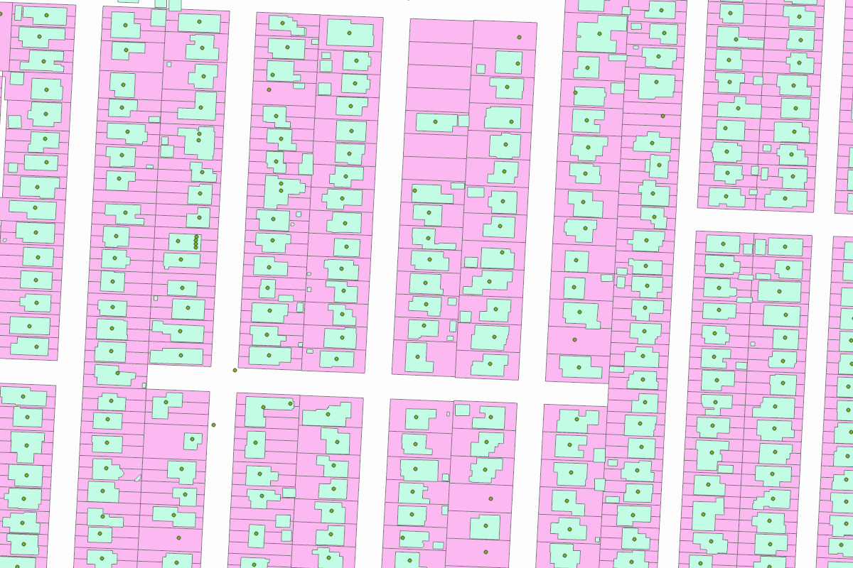 GIS parcel map for 1013 ELMEER AVE