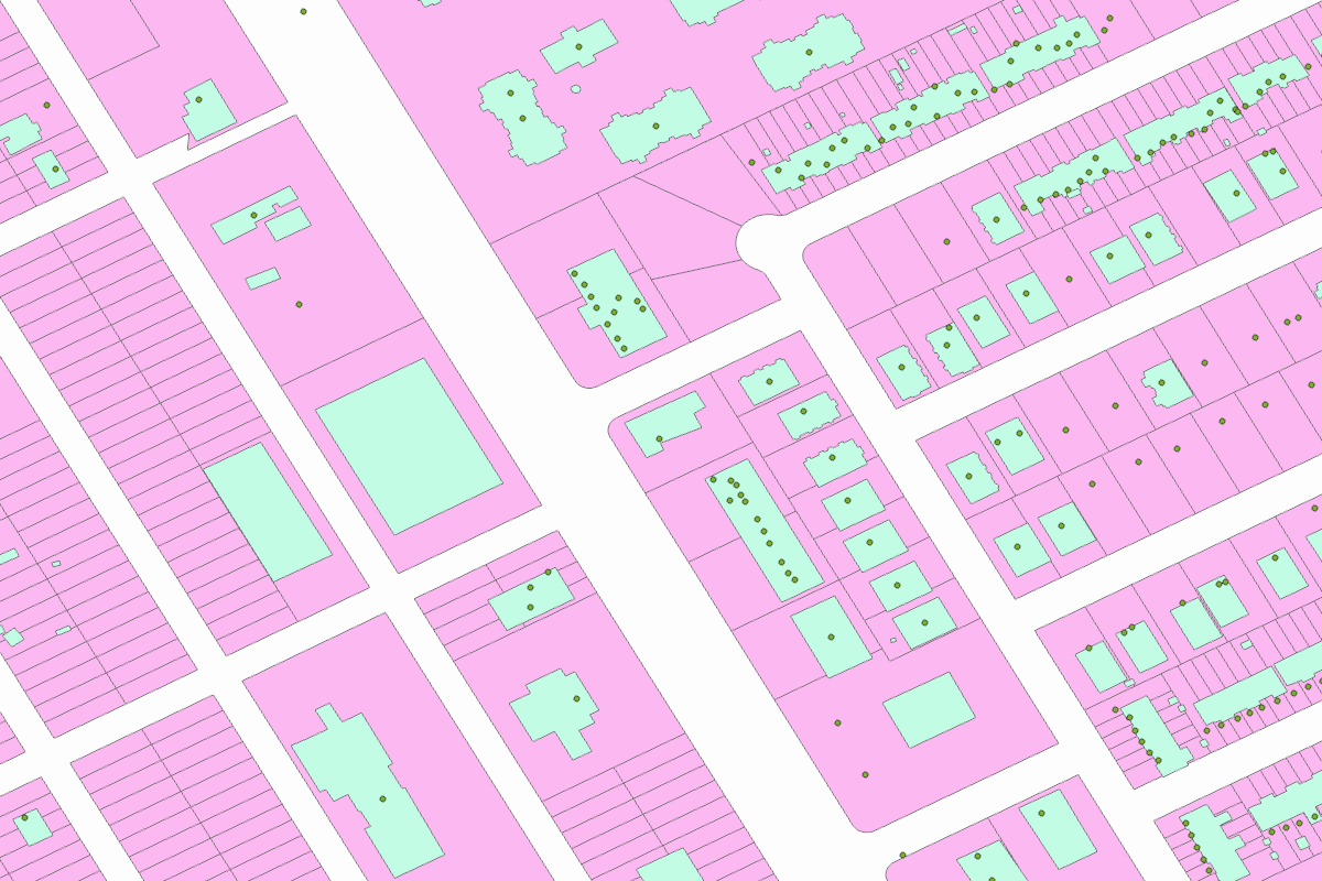 GIS parcel map for 2301 MANHATTAN BLVD