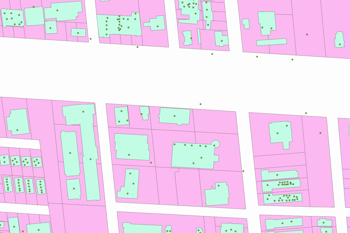 GIS parcel map for 3922 VETERANS MEMORIAL BLVD