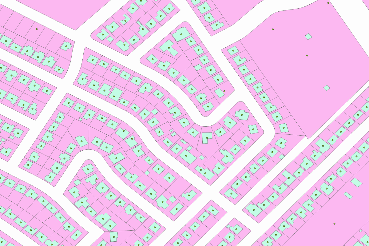 GIS parcel map for 12 HALLE PL