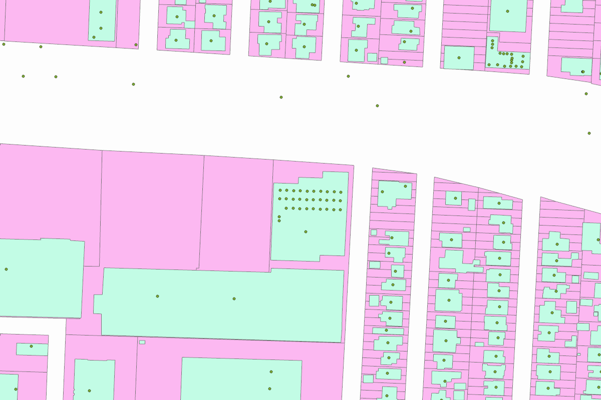 GIS parcel map for 2800 VETERANS BLVD