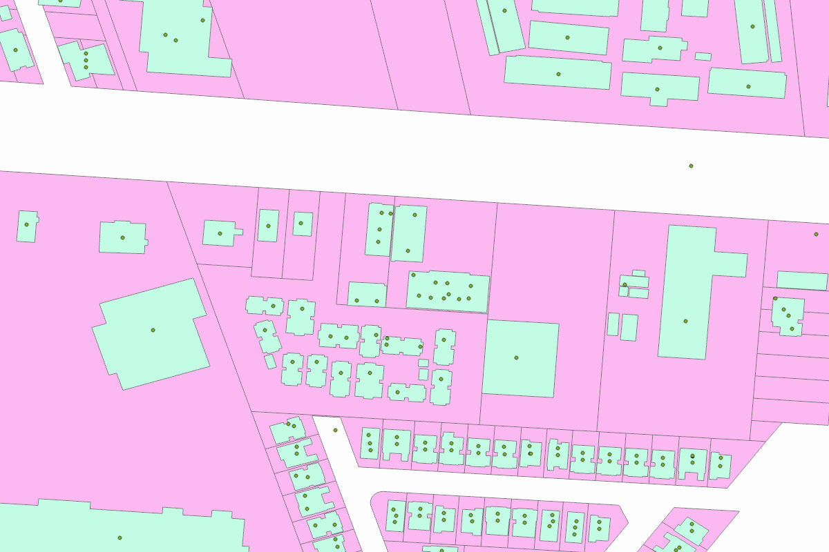 GIS parcel map for 6820 VETERANS MEMORIAL BLVD