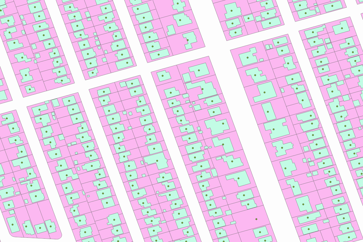 GIS parcel map for 1105 CARNATION AVE