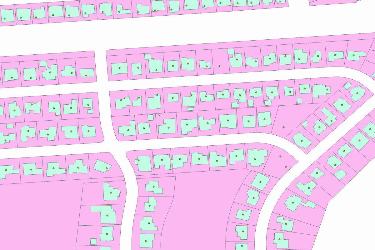 GIS parcel map for 1125 LAKE LOUISE DR