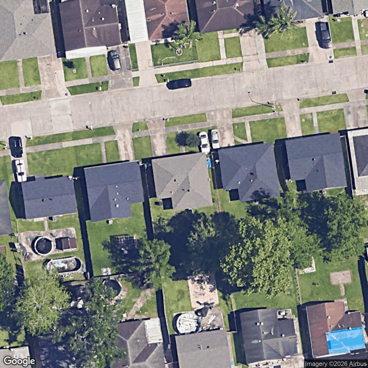 Satellite View for 2533 Joy Ann Dr, Marrero, LA 70072