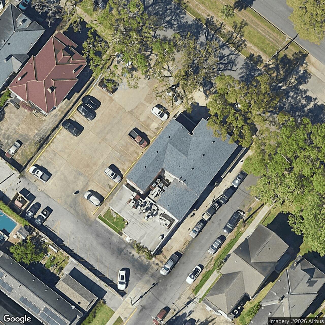 Satellite View for 3800 Canal St, New Orleans, LA 70119