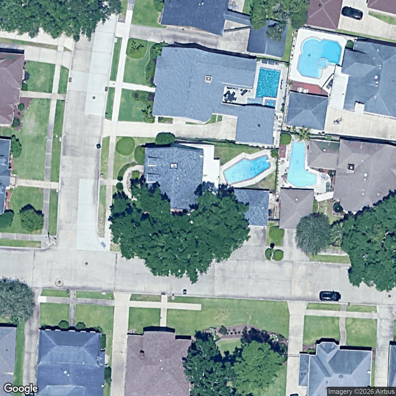 Satellite View for 86 Yosemite Dr, New Orleans, LA 70131