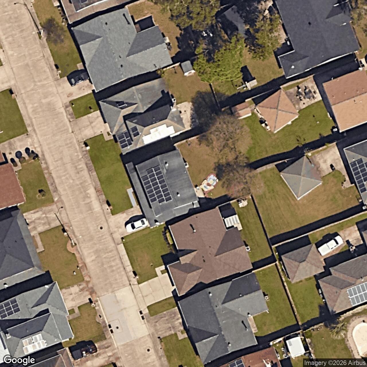 Satellite View for 7509 Ebbtide Dr, New Orleans, LA 70126