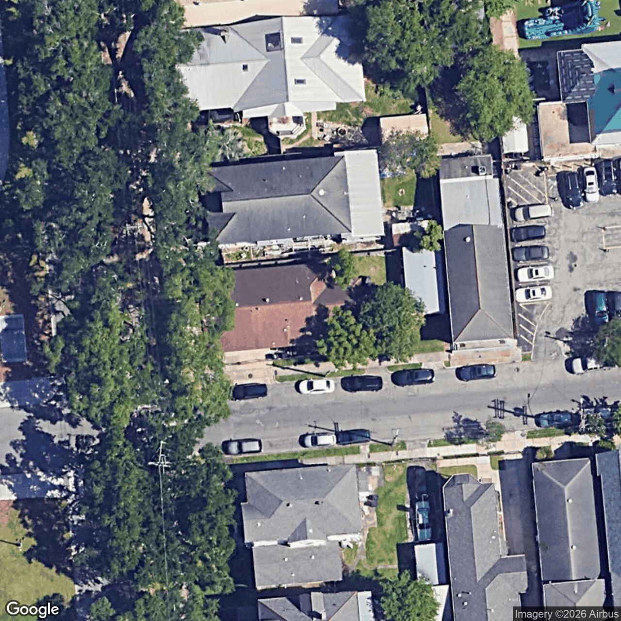 Satellite View for 801 Napoleon Av, New Orleans, LA