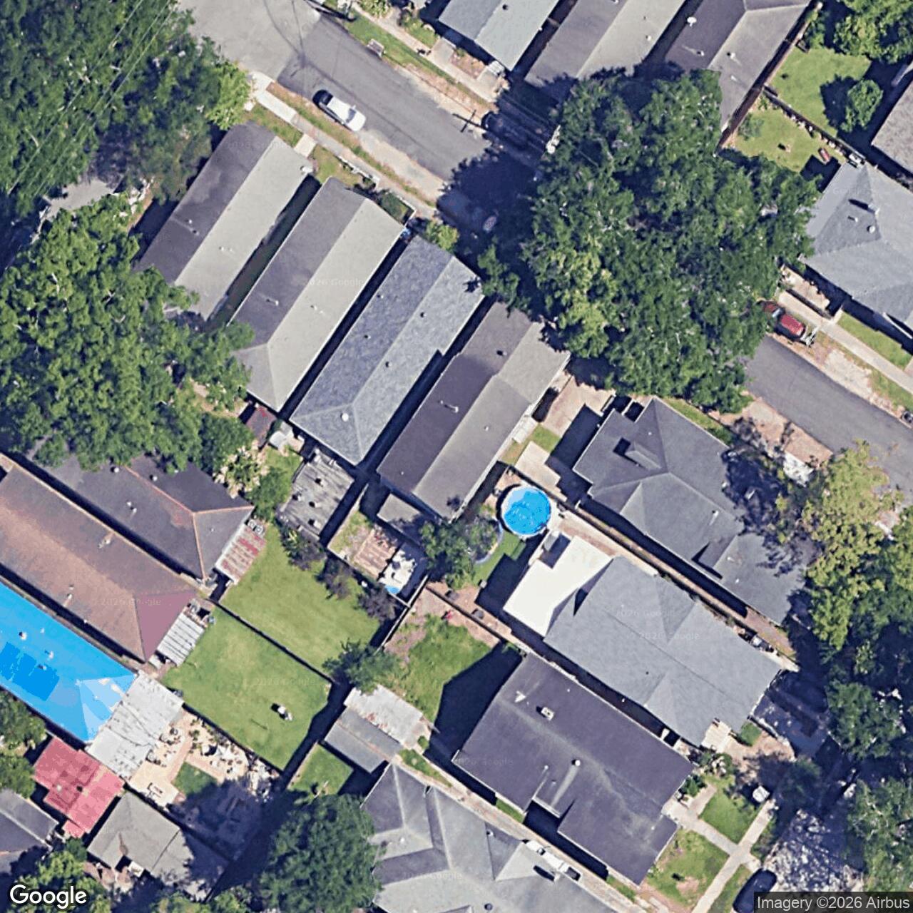 Satellite View for 7316 Green St, New Orleans, LA