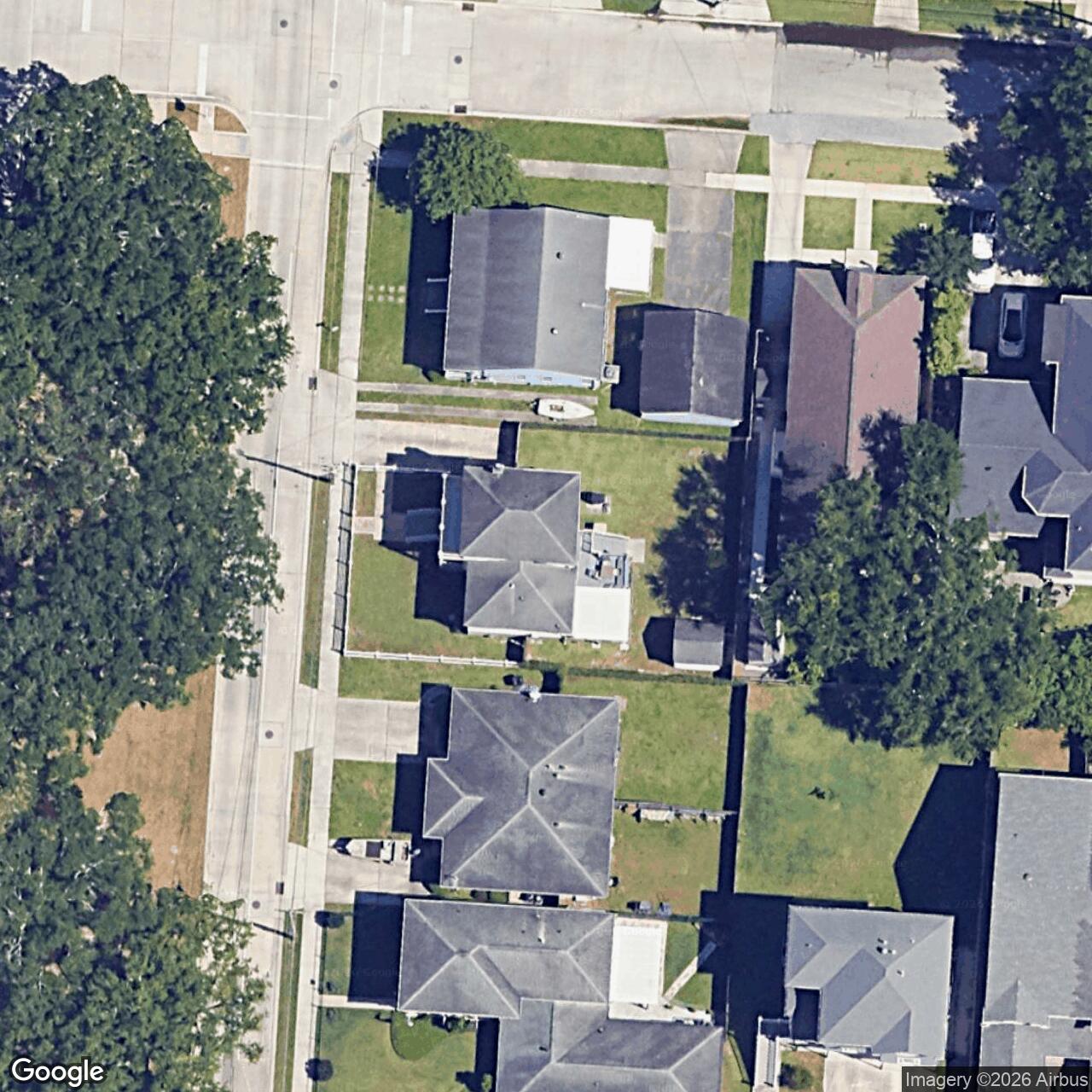 Satellite View for 6915 Fleur De Lis Dr, New Orleans, LA 70124