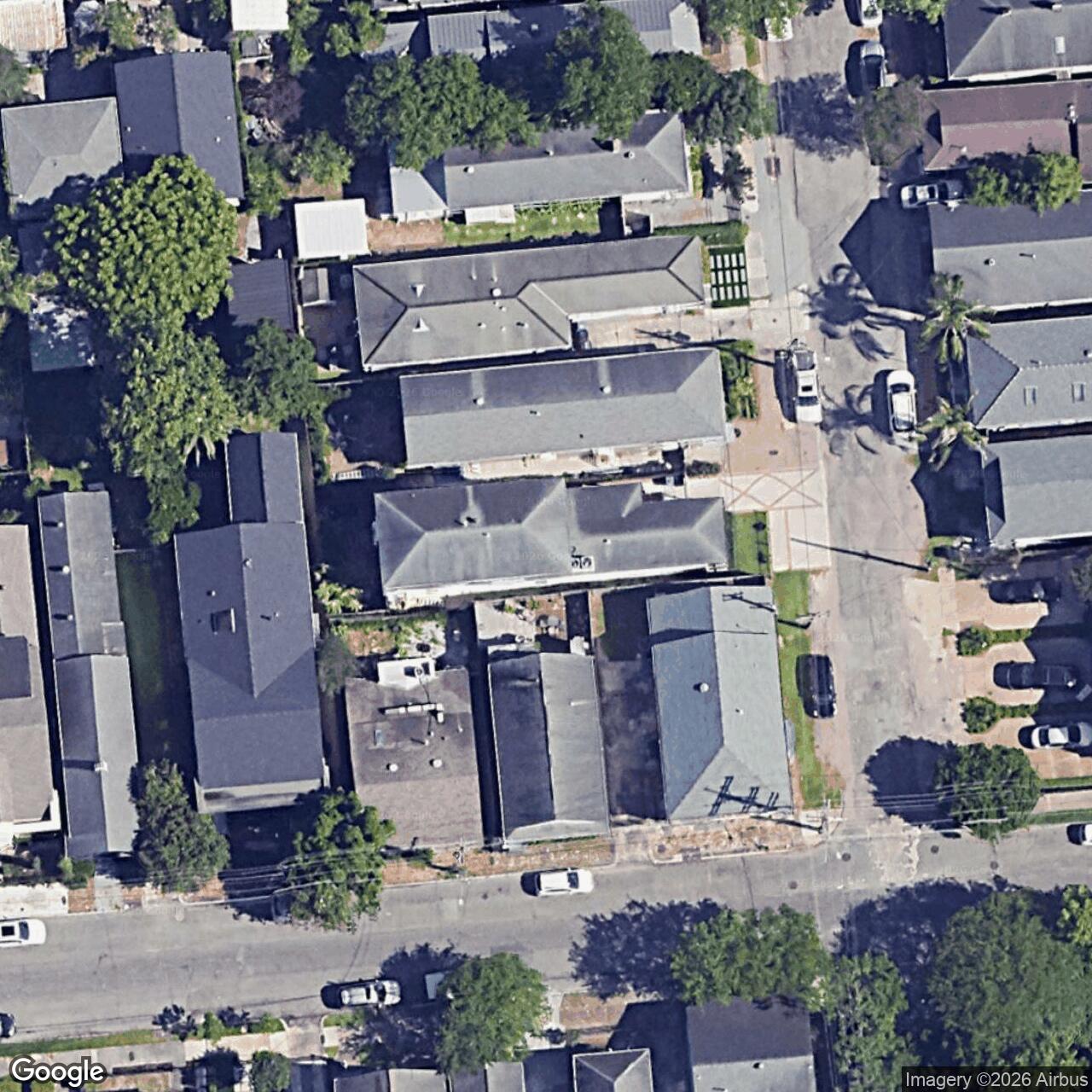Satellite View for 708 Constantinople St, New Orleans, LA 70115