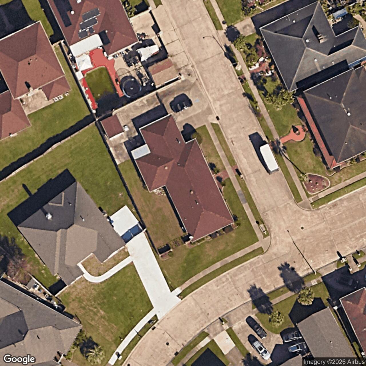 Satellite View for 7100 Westhaven Rd, New Orleans, LA