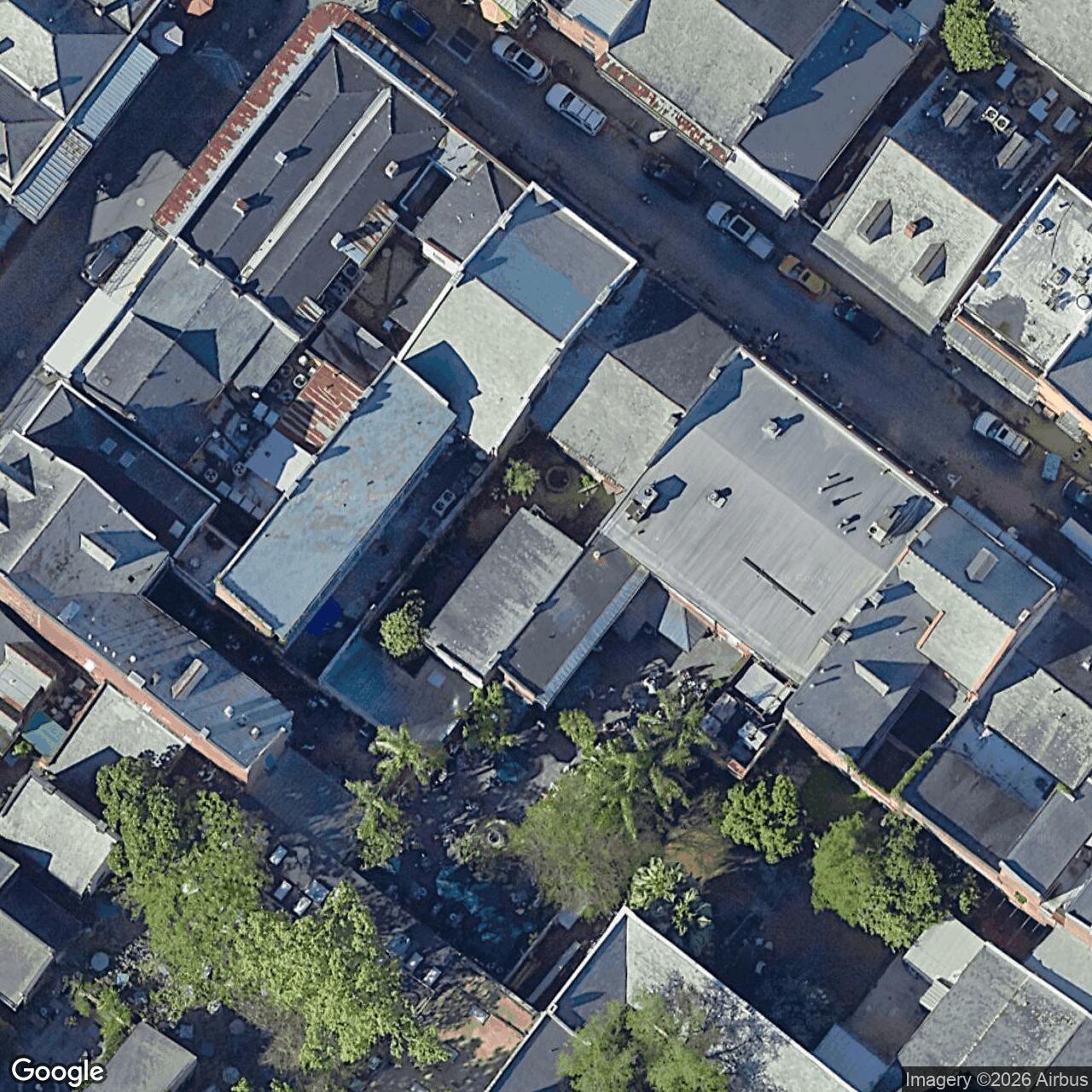 Satellite View for 726 St Peter St, New Orleans, LA 70116