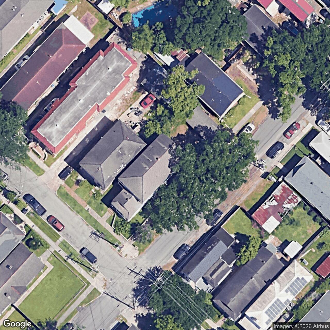Satellite View for 7601 Freret St, New Orleans, LA 70118