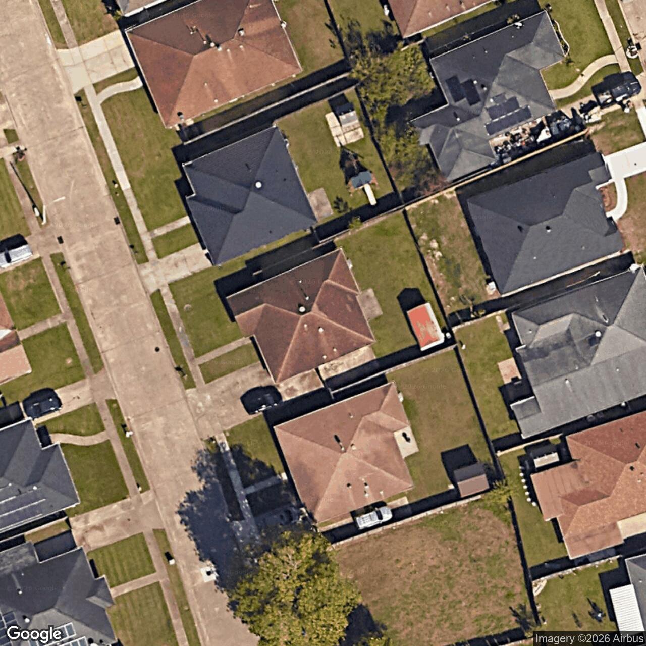 Satellite View for 7425 Dogwood Dr, New Orleans, LA