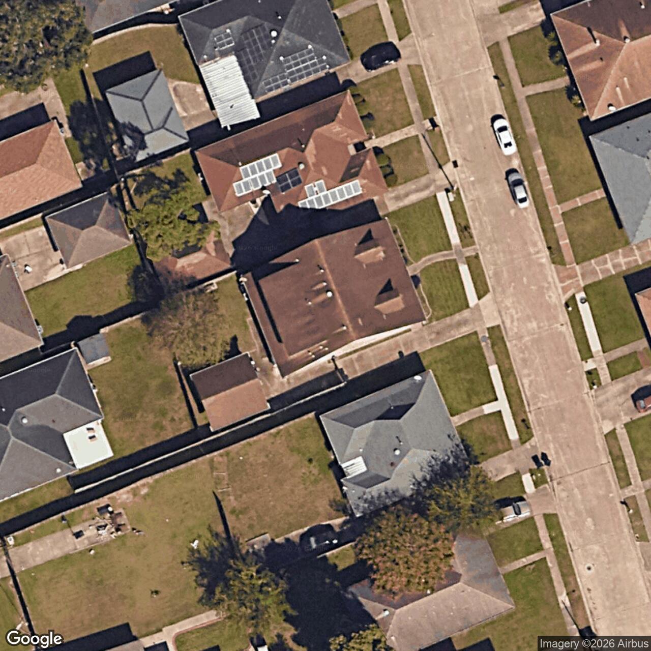 Satellite View for 7500 Eastmore Rd, New Orleans, LA 70126