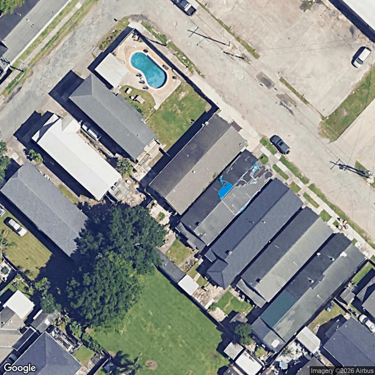Satellite View for 8228 Fig St, New Orleans, LA 70117