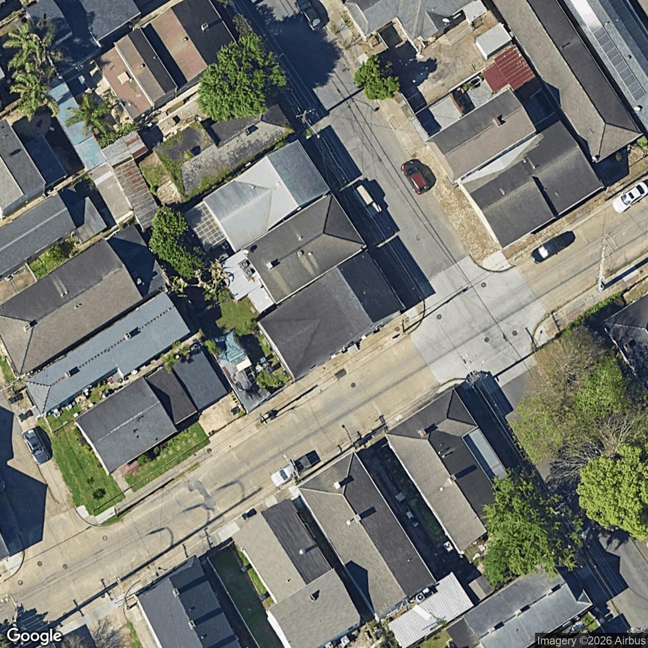 Satellite View for 800 9th St, New Orleans, LA