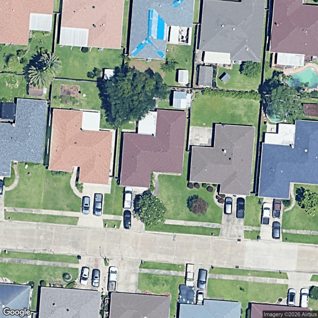 Satellite View for 324 Pellerin Dr, Kenner, LA 70065