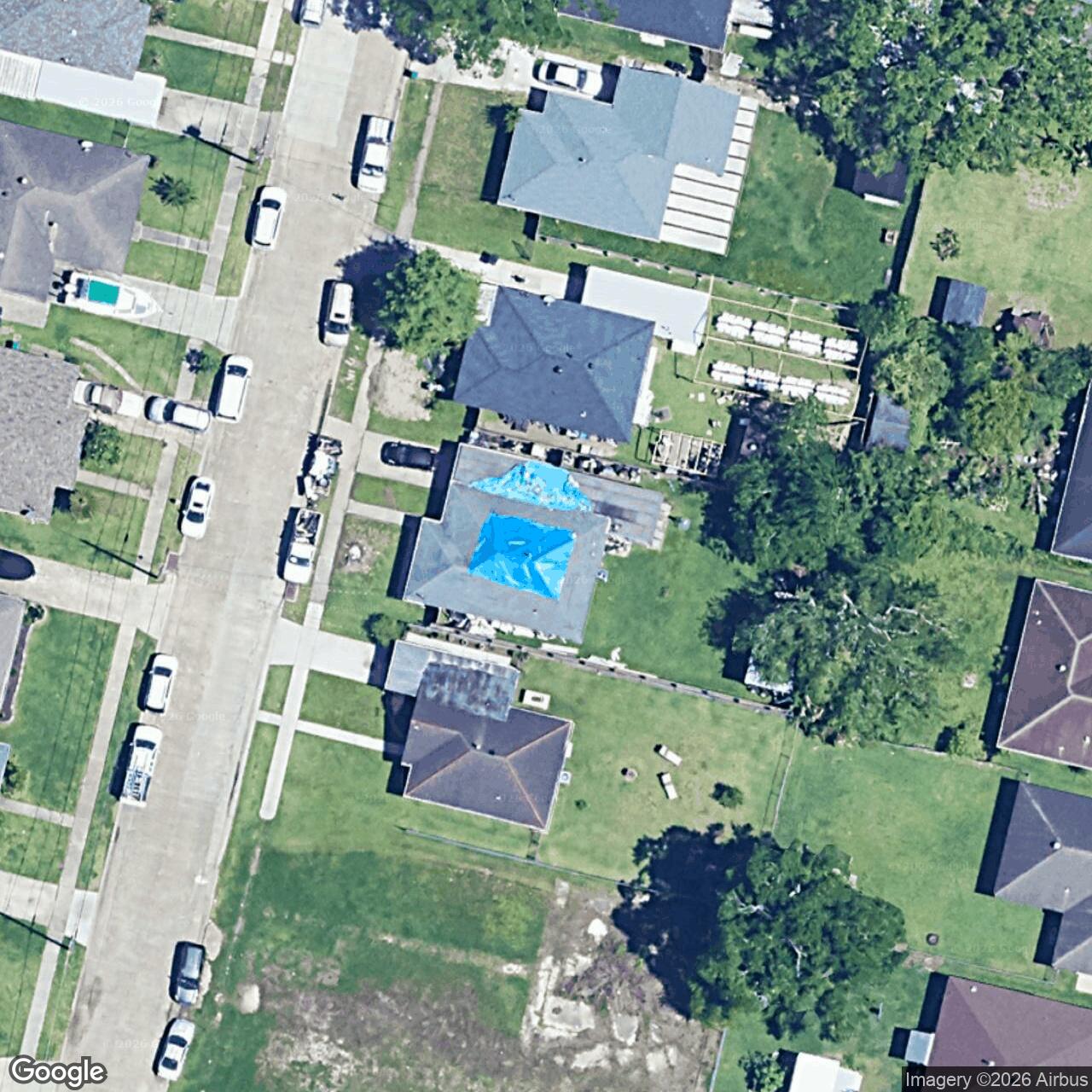 Satellite View for 1420 Taylor St, Kenner, LA 70062
